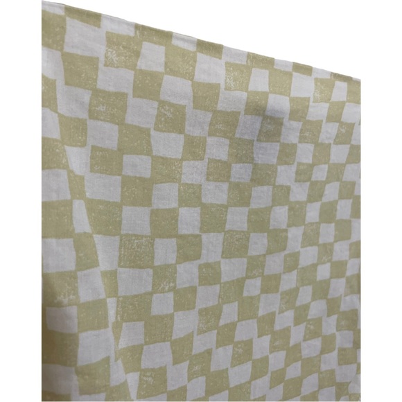 Super Cute Checkered Puff Sleeve Summer Top, Size M - Picture 6 of 6